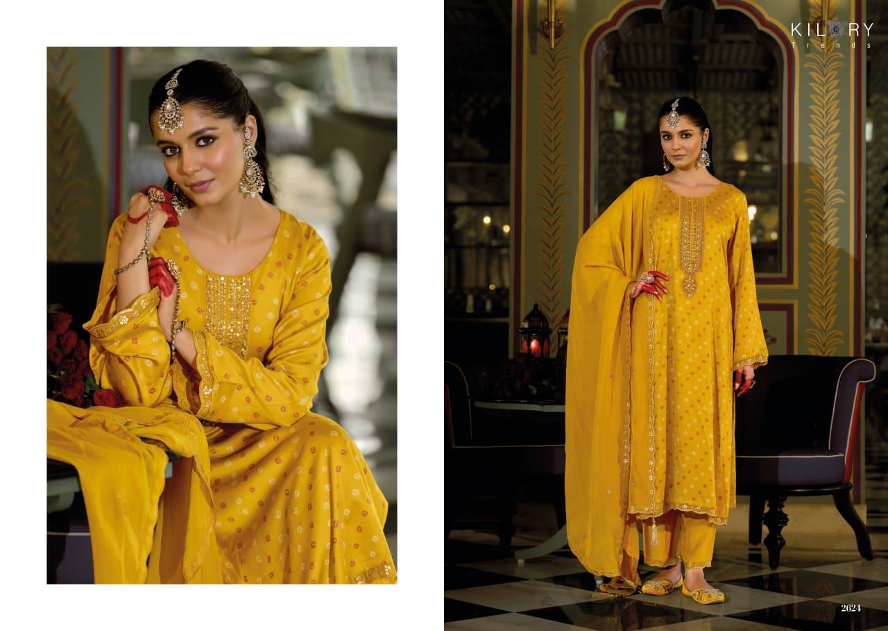 SONE KI DOR BY KILORY TRENDS 2621 To 2624 Series Stylish Beautiful Colourful Silk Dresses At Wholesale Price